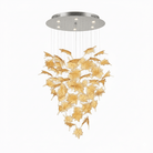 Multicolor Crystal Spiral Maple Leaf Chandelier - ∅ 31.5″ x H 59.1″ / Dia 80cm x H 150cmBlushlighting