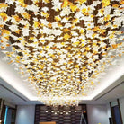 Multicolor Crystal Spiral Maple Leaf Chandelier - ∅ 31.5″ x H 59.1″ / Dia 80cm x H 150cmBlushlighting