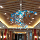 Multicolor Crystal Spiral Maple Leaf Chandelier - ∅ 31.5″ x H 59.1″ / Dia 80cm x H 150cmBlushlighting