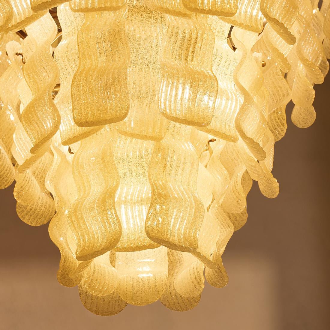 Murana Glass Chandelier - Blushlighting