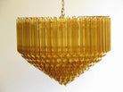 Murana Glass Chandelier – Amber - BrassBlushlighting