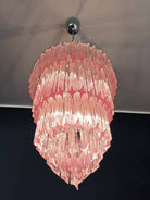 Murano Chandelier – 112 prisms – Pink - Blushlighting