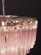 Murano Chandelier – 112 prisms – Pink - Blushlighting