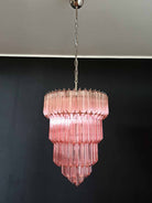 Murano Chandelier – 112 prisms – Pink - Blushlighting