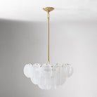 Murano Chandelier (22") White - Blushlighting