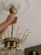 Murano Chandelier – 36 tubes – Alabaster white-Blushlighting