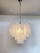 Murano Chandelier – 36 tubes – Alabaster white - Blushlighting