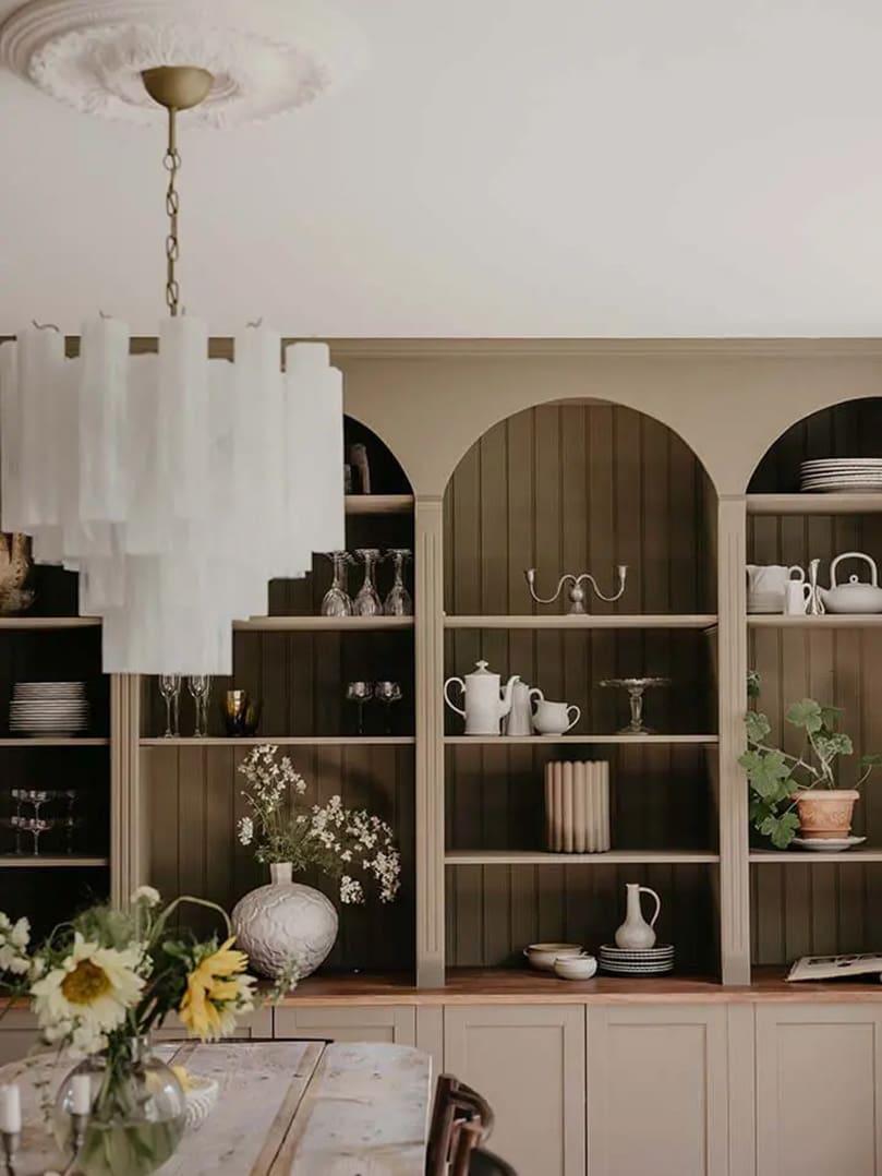 Murano Chandelier – 36 tubes – Alabaster white-Blushlighting