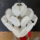 Murano Chandelier 36 White Disks - Blushlighting