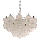 Murano Chandelier – 37 glasses- Transparent - Blushlighting