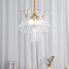 Murano Chandelier - 5 Layer D 76cm x H 78cm / ∅ 30″ x H 30.7″WhitePolished NickelBlushlighting