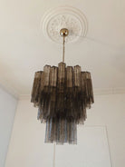 Murano Chandelier – 48 tubes – Smoked - Blushlighting