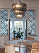 Murano Chandelier – 48 tubes – Smoked - Blushlighting