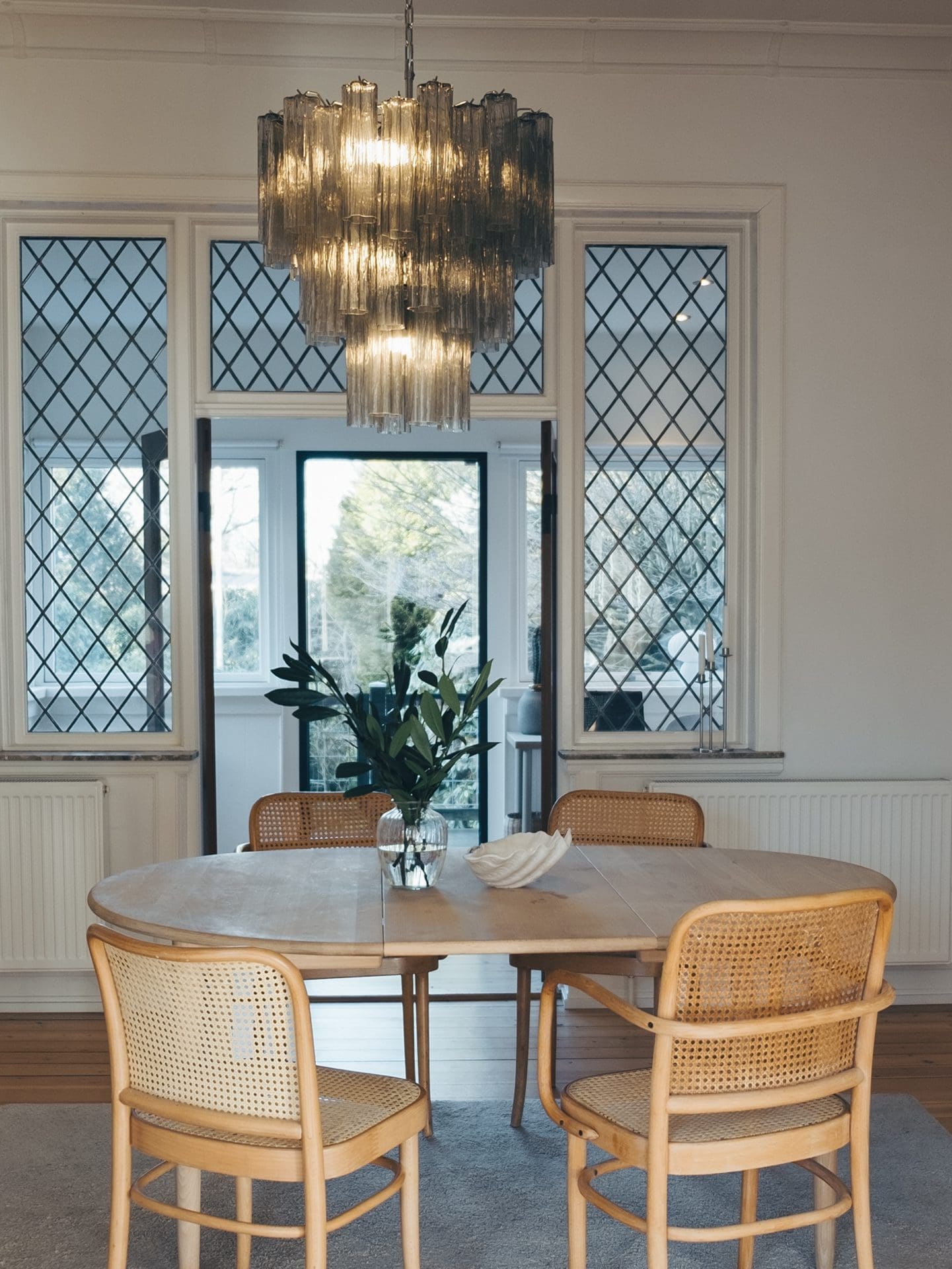 Murano Chandelier – 48 tubes – Smoked - Blushlighting