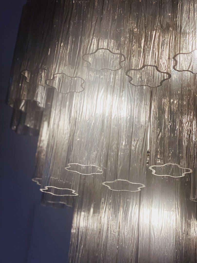 Murano Chandelier – 48 tubes – Smoked - Blushlighting