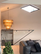 Murano Chandelier – 48 tubes – Smoked - Blushlighting