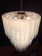 Murano Chandelier – 52 tubes – Opal - Blushlighting