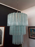 Murano Chandelier – 52 tubes – Opal - Blushlighting
