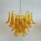 Murano Chandelier - 4 Layer ∅ 23.6″ x H 19.6″ / Dia 60cm x H 50cmWhitePolished NickelBlushlighting
