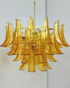 Murano Chandelier - 4 Layer ∅ 23.6″ x H 19.6″ / Dia 60cm x H 50cmWhitePolished NickelBlushlighting