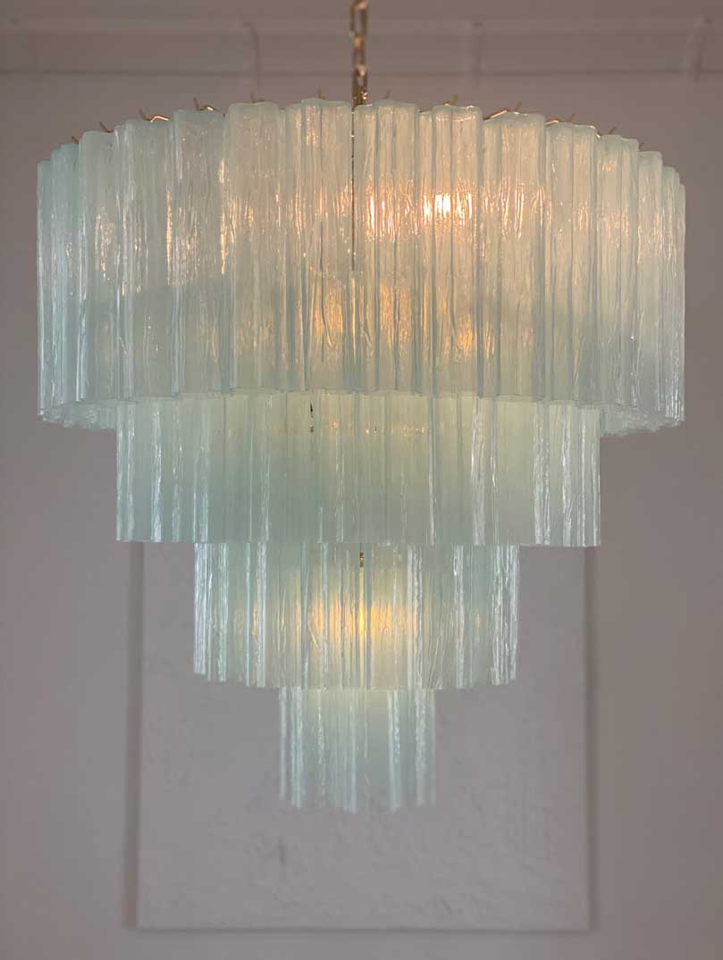 Murano Chandelier – 78 tubes – Opal - Blushlighting