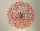 Murano Chandelier – 78 tubes – Pink - BrassBlushlighting