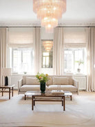 Murano Chandelier – 78 tubes – Pink - NickelBlushlighting