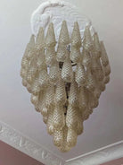 Murano Chandelier – Drop - Amber - Blushlighting