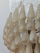 Murano Chandelier – Drop - Amber - Blushlighting