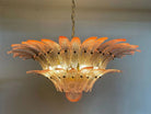 Murano Chandelier – Palmette – 58 glass – Pink - Blushlighting