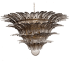 Murano Chandelier – Palmette– Smoked - Blushlighting
