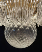 Murano Chandelier – Palmette– Smoked - Blushlighting