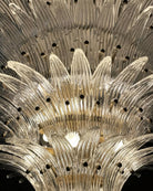 Murano Chandelier – Palmette– Smoked - Blushlighting