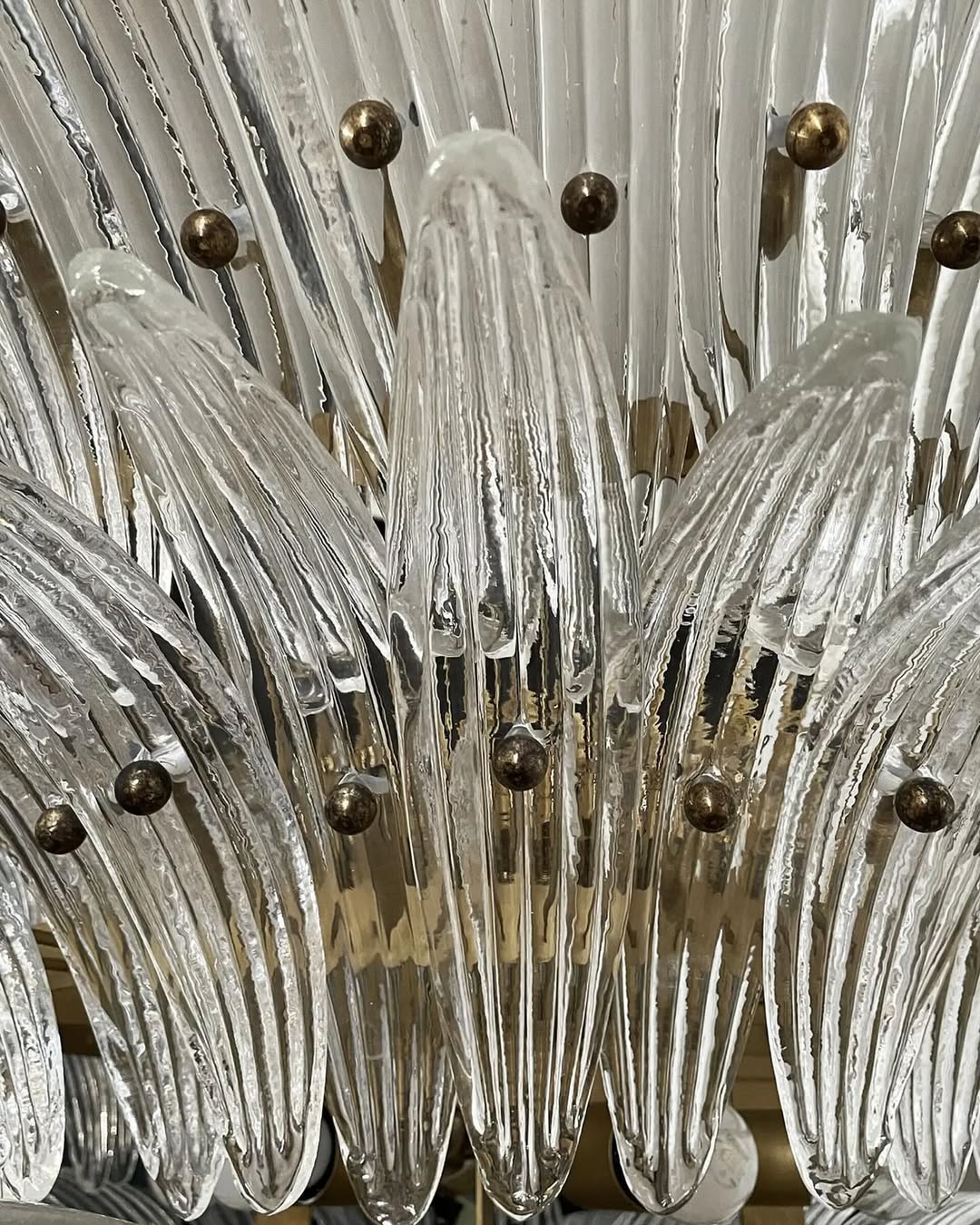 Murano Chandelier – Palmette– Smoked - Blushlighting