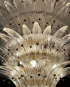 Murano Chandelier – Palmette– Smoked - Blushlighting
