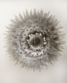 Murano Chandelier – Palmette– Smoked - Blushlighting