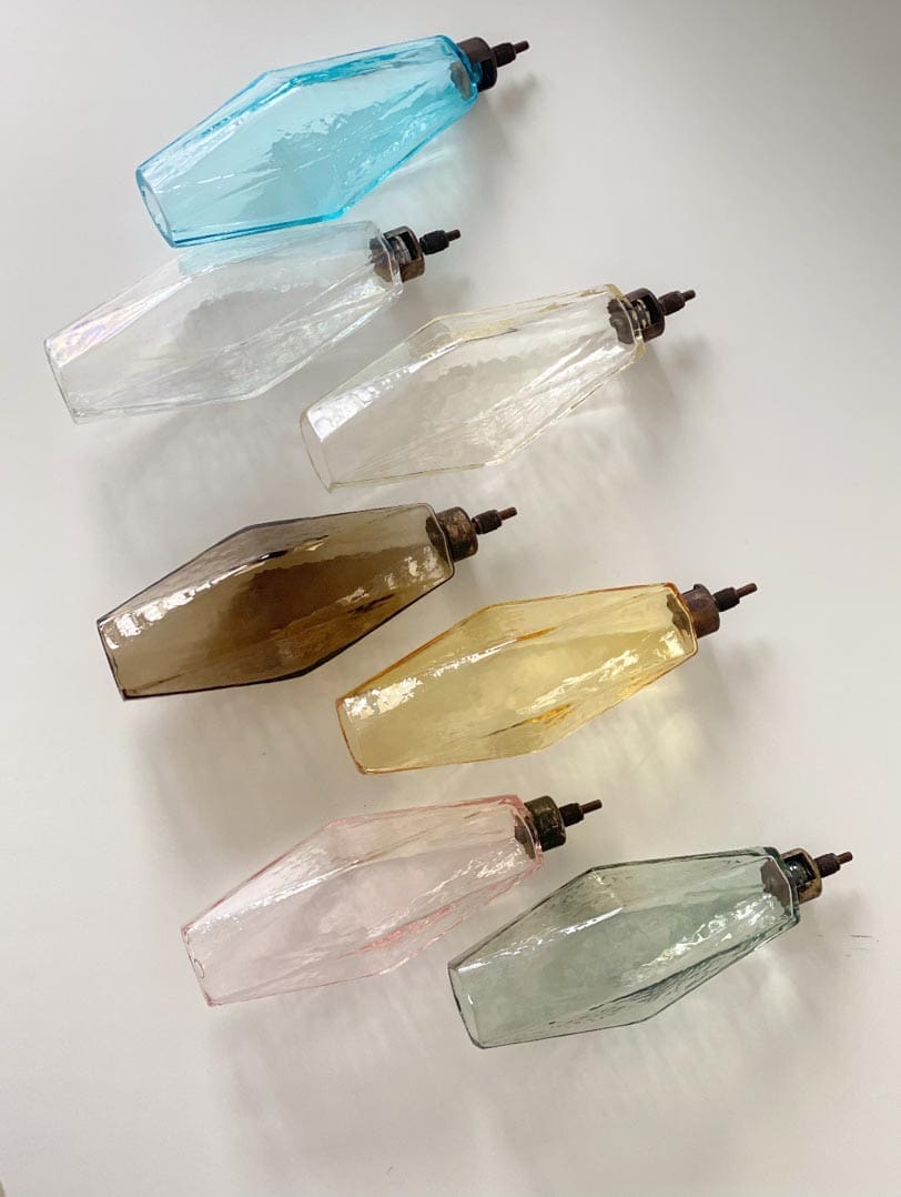 Murano Chandelier – Poliedri – 84 glasses - PinkBlushlighting