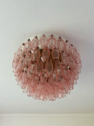 Murano Chandelier – Poliedri – 84 glasses - PinkBlushlighting