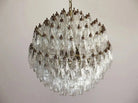 Murano Chandelier – Transparent - NickelBlushlighting