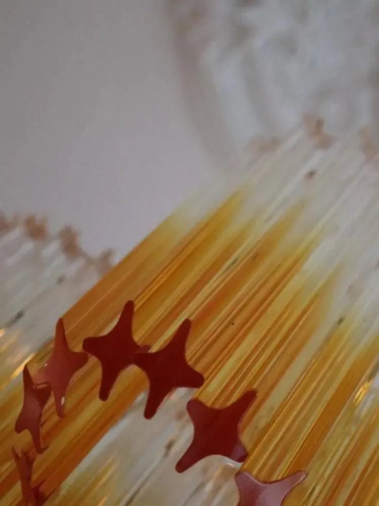 Murano Glass Chandelier – Amber - Blushlighting