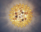 Murano Glass Chandelier – Caramel - BrassBlushlighting