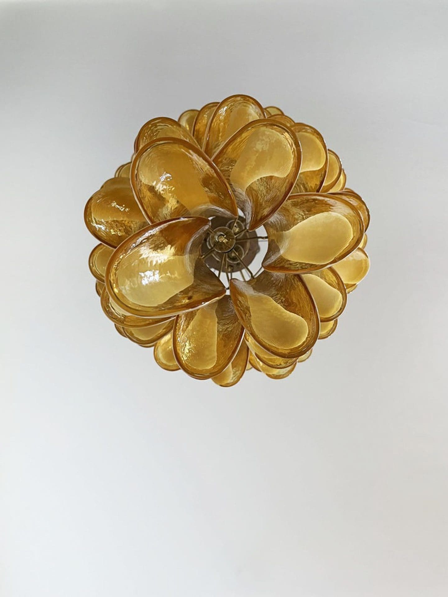 Murano Glass Chandelier – Caramel - Blushlighting