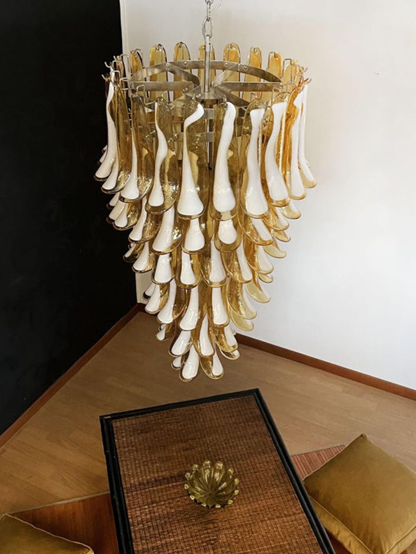 Murano Glass Chandelier – Caramel - Blushlighting