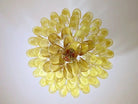 Murano Glass Chandelier – Caramel - BrassBlushlighting