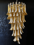 Murano Glass Chandelier – Caramel - Blushlighting