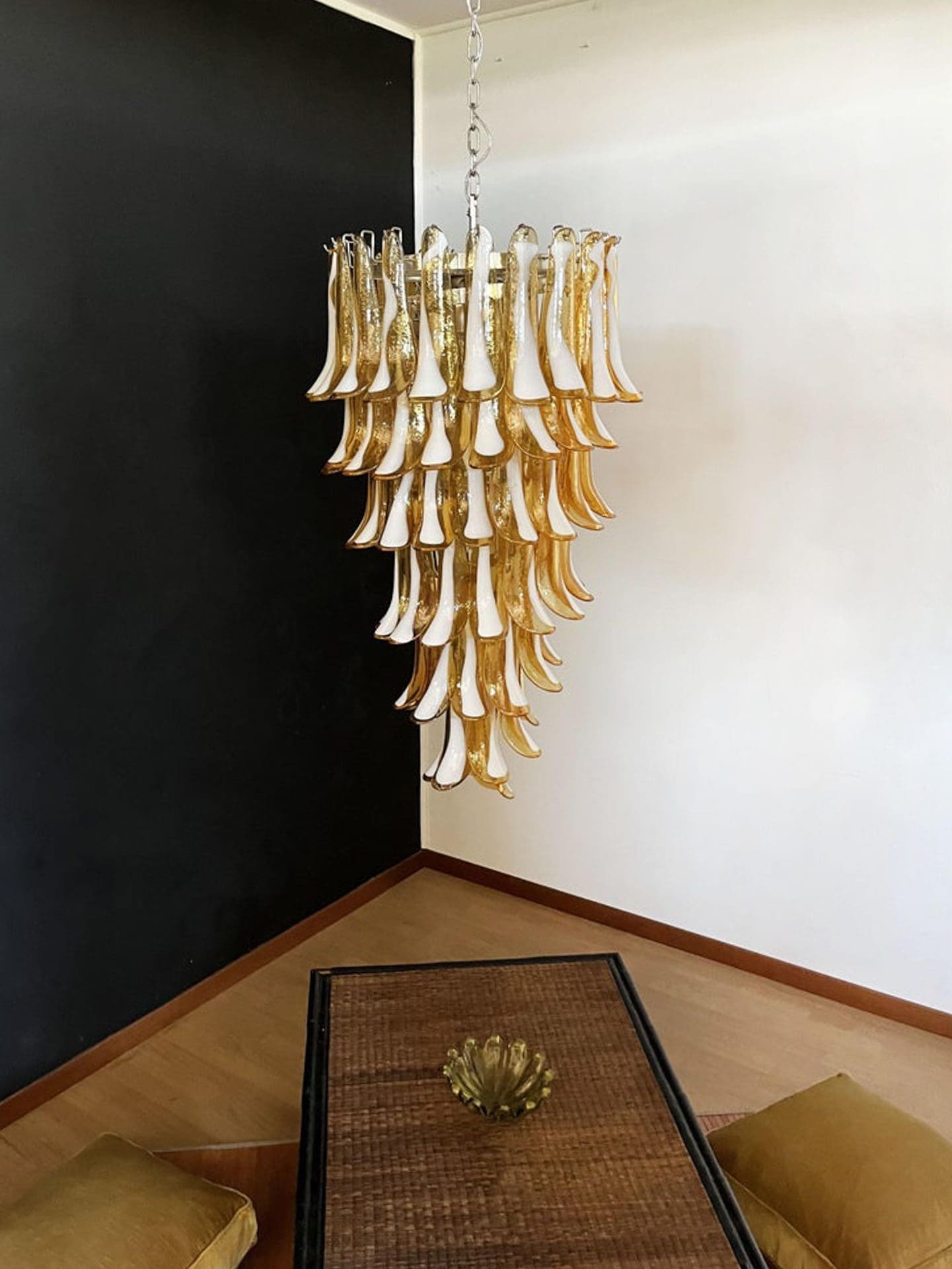 Murano Glass Chandelier – Caramel - Blushlighting