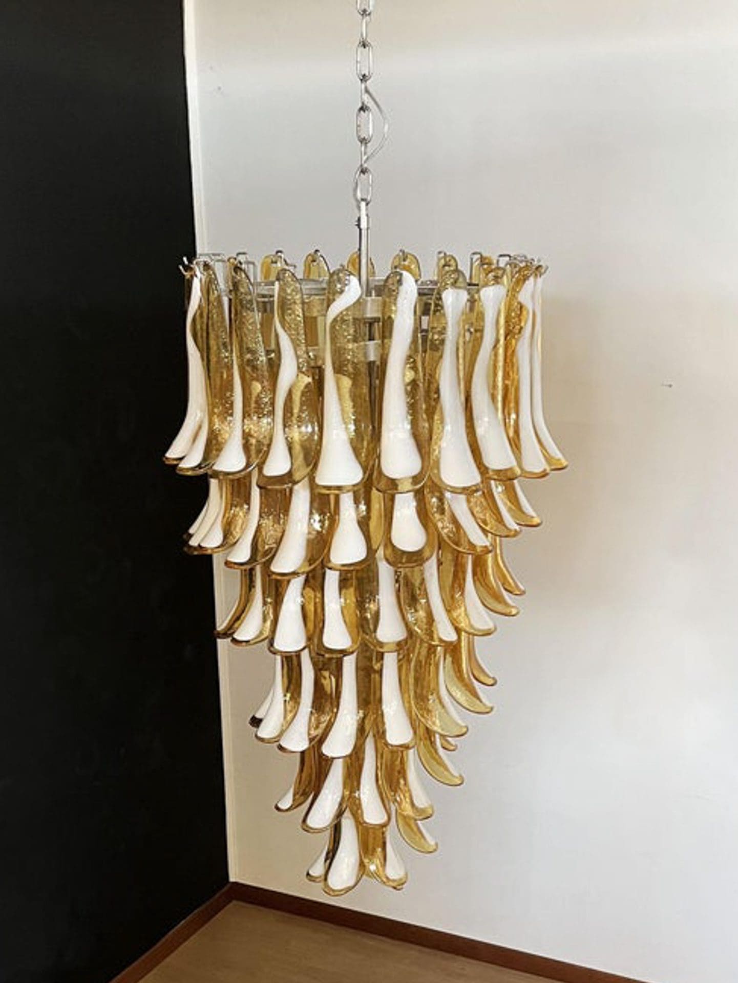Murano Glass Chandelier – Caramel - Blushlighting