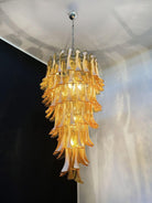 Murano Glass Chandelier – Caramel - Blushlighting