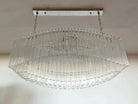 Murano Glass Chandelier – Pagoda – 292 prisms – Transparent - NickelBlushlighting