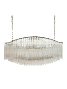 Murano Glass Chandelier – Pagoda – 292 prisms – Transparent - BrassBlushlighting